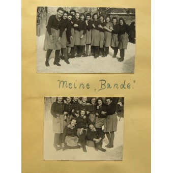 Valokuvia saksalaisesta naispuolisesta työvoimasta Meine Rad - Zeit vuosina 1941-42 vuotta.. Espenlaub militaria